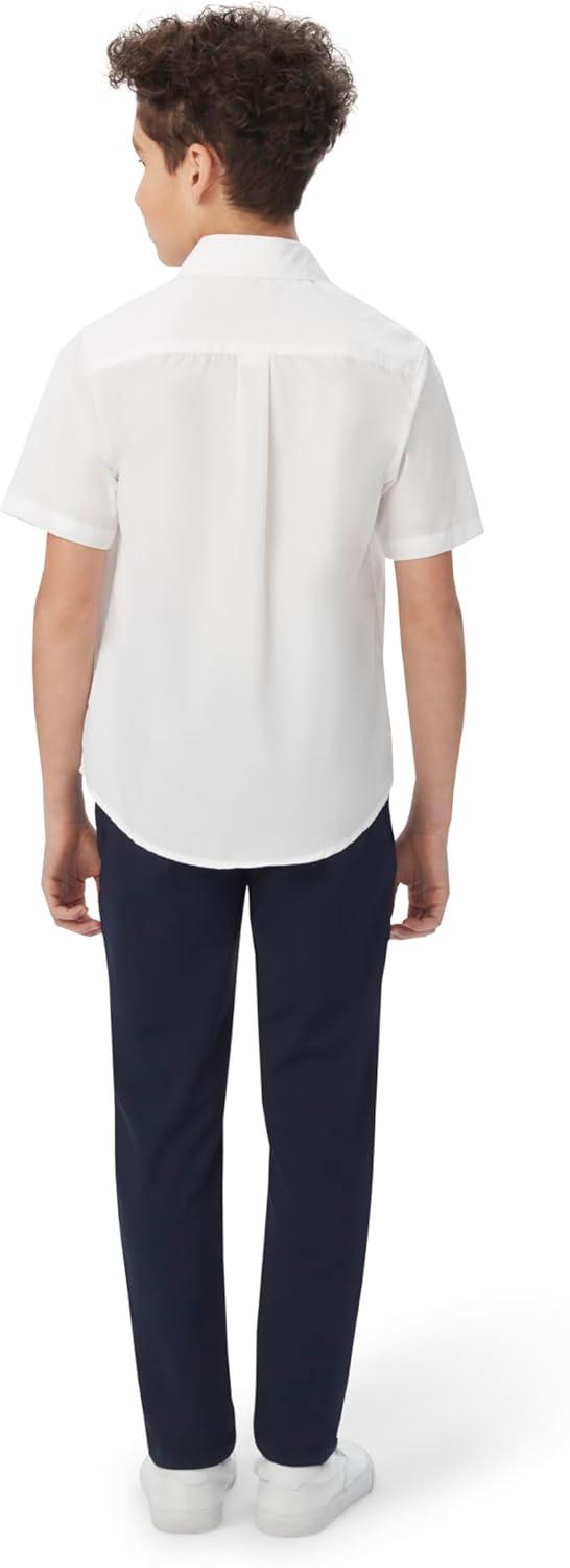 imageFrench Toast Boys Short Sleeve Classic Poplin Dress ShirtLight Blue