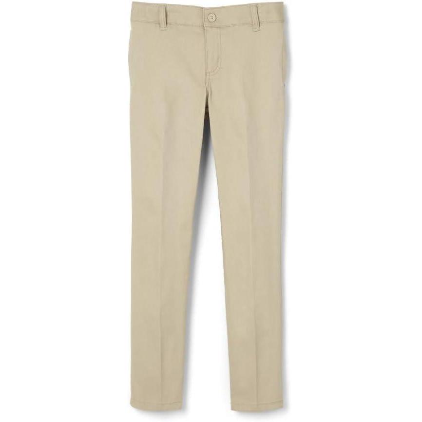 imageFrench Toast Girls Slim Fit Stretch Twill PantKhaki