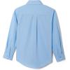 French Toast Boys’ Expandable Collar Button Down Dress Shirt with Long Sleeves (Standard & Husky)(Light Blue)
