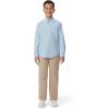 French Toast Boys’ Expandable Collar Button Down Dress Shirt with Long Sleeves (Standard & Husky)(Yellow)