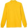 French Toast Boys Pique Polo School Uniform Shirt with Long Sleeves for Boys and Girls(Gold)