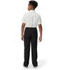 French Toast Boys Pull-On Relaxed Fit School Uniform Pant (Standard & Husky)(Black)