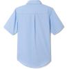 French Toast Boys Short Sleeve Classic Poplin Dress Shirt(Light Blue)
