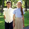 French Toast Girls’ Pleated Skirt(Hunter Green)