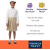 French Toast Girls’ Pleated Skirt(Khaki)