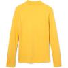 French Toast Girls Plus Size’ Uniform Long Sleeve Polo with Picot Collar (Standard & Plus)(Gold)