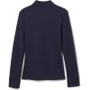 French Toast Girls Plus Size’ Uniform Long Sleeve Polo with Picot Collar (Standard & Plus)(Navy)