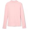 French Toast Girls Plus Size’ Uniform Long Sleeve Polo with Picot Collar (Standard & Plus)(Pink)