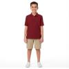 French Toast Kids’ Pique Polo (Standard & Husky)(Burgundy)