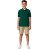 French Toast Kids’ Pique Polo (Standard & Husky)(Hunter Green)