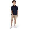 French Toast Kids’ Pique Polo (Standard & Husky)(Navy)