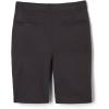 French Toast Men’s Moisture Wicking Flat Front Stretch Microfiber Performance Short(Black)