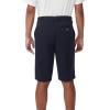 French Toast Men’s Moisture Wicking Flat Front Stretch Microfiber Performance Short(Navy)