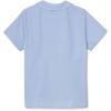 French Toast Peter Pan Collar Short Sleeve Blouse (Girls Standard & Plus Sizes), Blue,(Light Blue)