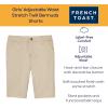 French Toast Women’s Teen and Juniors’ Stretch Twill Bermuda Shorts(School Uniform Grey)