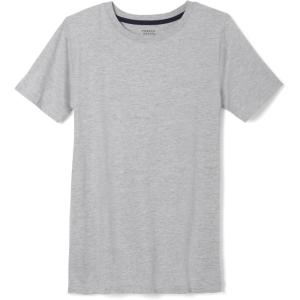 French Toast Boys Short Sleeve Crewneck Tee T Shirt(Heather Gray)