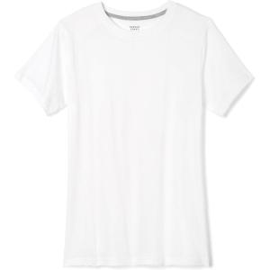 French Toast Boys Short Sleeve Crewneck Tee T Shirt(White)