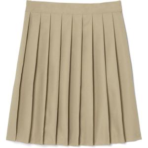 French Toast Girls’ Pleated Skirt(Khaki)