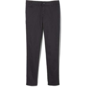 French Toast Girls’ Slim Fit Stretch Twill Pant(Black)