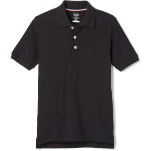 French Toast Kids’ Pique Polo (Standard & Husky)(Black)
