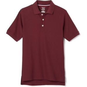 French Toast Kids’ Pique Polo (Standard & Husky)(Burgundy)