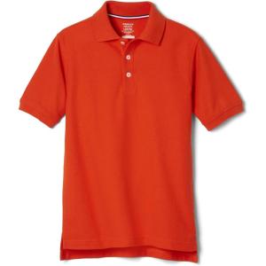 French Toast Kids’ Pique Polo (Standard & Husky)(Orange)