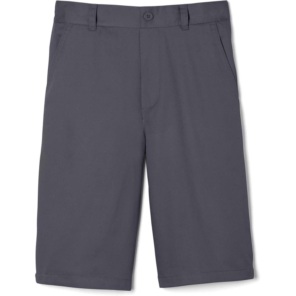 imageFrench Toast Boys Elastic Back Shorts School Uniform for KidsHeather Gray