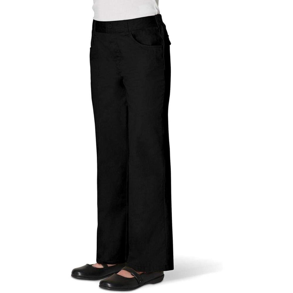 imageFrench Toast Girls PullOn Straight Fit Stretch Twill PantBlack