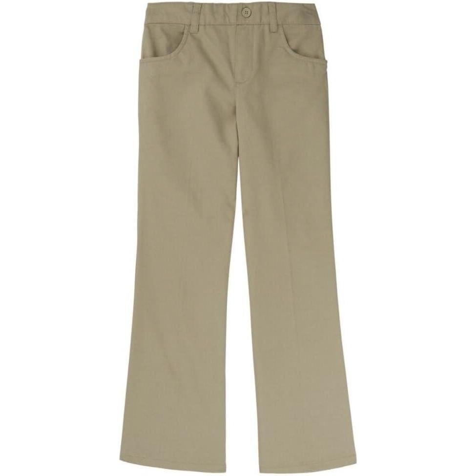imageFrench Toast Girls PullOn Straight Fit Stretch Twill PantKhaki