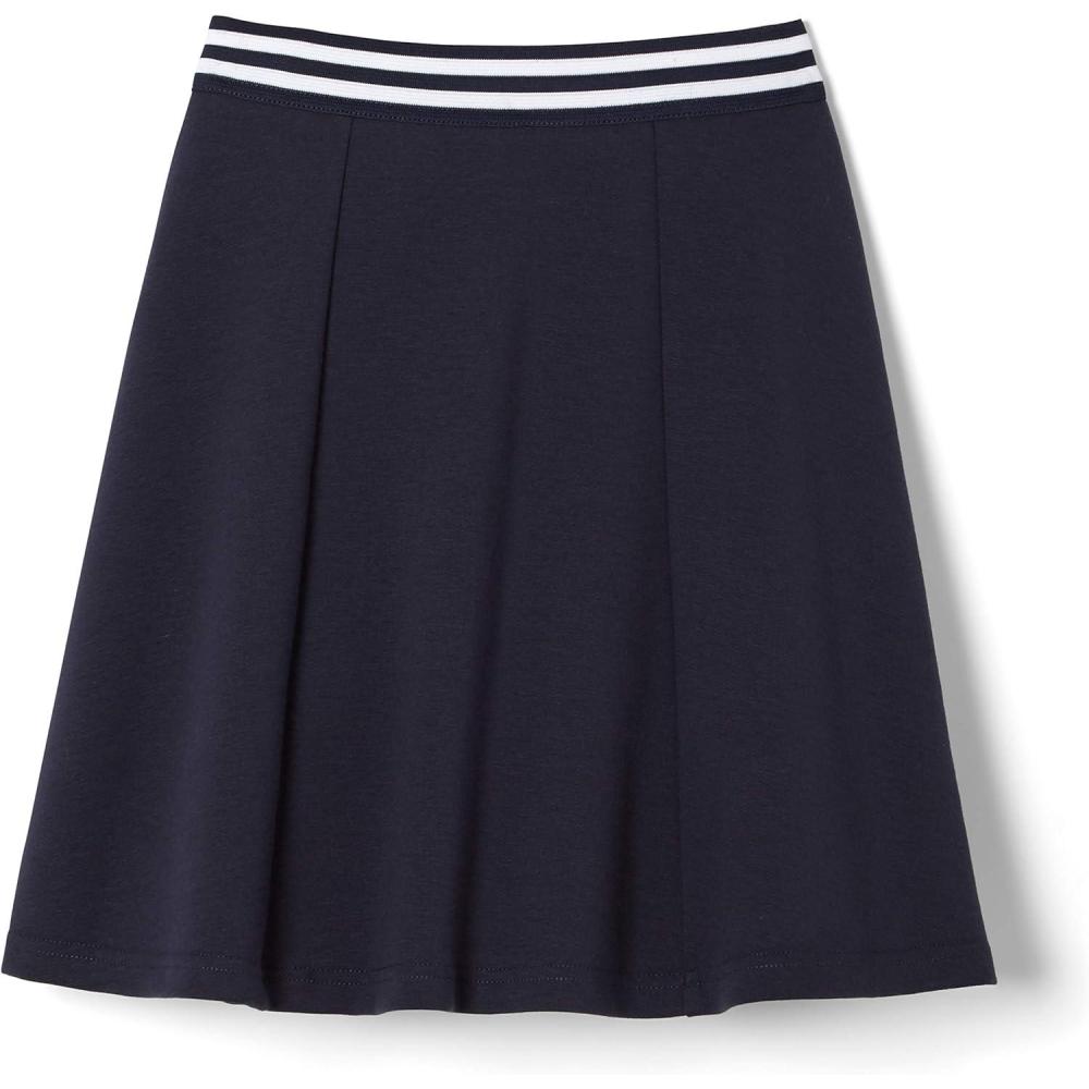 imageFrench Toast Girls Stretch Contrast Waistband Scooter School Uniform SkirtNavy