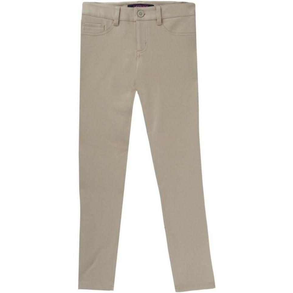 imageFrench Toast Girls Stretch Skinny 5 Pocket Knit PantKhaki