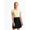 French Toast Big Girls’ Front Pleated Skirt with Tabs(Black)