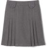 French Toast Big Girls’ Front Pleated Skirt with Tabs(Heather Gray)