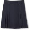 French Toast Big Girls’ Front Pleated Skirt with Tabs(Navy)