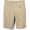 French Toast Boys’ Adjustable Waist Flat Front Chino Bermuda Shorts with Stretch (Standard & Husky), Khaki, 14 Husky