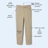 French Toast Boys’ Adjustable Waist Relaxed Fit Twill Pant (Standard, Slim & Husky)(Black)