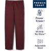 French Toast Boys’ Adjustable Waist Relaxed Fit Twill Pant (Standard, Slim & Husky)(Burgundy)