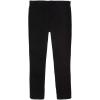 French Toast Boys’ Adjustable Waist Straight Fit Stretch Twill Chino Pant(Black)