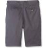 French Toast Boys’ Adjustable Waist Stretch Flat Front Shorts (Standard & Husky) for School Uniform(Grey)