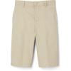 French Toast Boys’ Adjustable Waist Stretch Flat Front Shorts (Standard & Husky) for School Uniform(Khaki)
