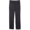 French Toast Boys’ Relaxed Fit Twill Pant with Adjustable Waist in Standard Slim and Husky(Black)