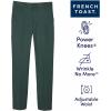 French Toast Boys’ Relaxed Fit Twill Pant with Adjustable Waist in Standard Slim and Husky(Hunter Green)