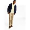 French Toast Boys’ Relaxed Fit Twill Pant with Adjustable Waist in Standard Slim and Husky(Khaki)