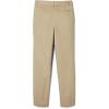 French Toast Boys’ Relaxed Fit Twill Pant with Adjustable Waist in Standard Slim and Husky(Khaki)