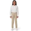 French Toast Girls Pull On Skinny Fit Stretch Pants with Elastic Waist and Pockets, School Uniform for Kids(Khaki)