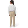 French Toast Girls Pull On Skinny Fit Stretch Pants with Elastic Waist and Pockets, School Uniform for Kids(Khaki)