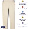 French Toast Girls Pull On Skinny Fit Stretch Pants with Elastic Waist and Pockets, School Uniform for Kids(Navy)