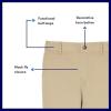 French Toast Girls’ Pull-On Straight Fit Stretch Twill Pant(School Uniform Khaki)