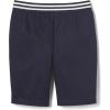 French Toast Girls Pull-on Stretch Contrast Waistband Shorts(Navy)