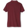French Toast Girls’ Short Sleeve Stretch Pique Polo Shirt(Burgundy)